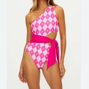 NEW - Beach Riot - Carlie One Piece - CROSS MY HEART - NWOT